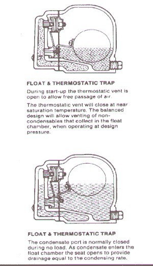 float and thermostatic Steam Trap